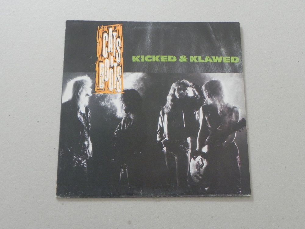 LP USA Glam Hardrock Band Cats in Boots 1989 Kicked & Klawed Kaufen