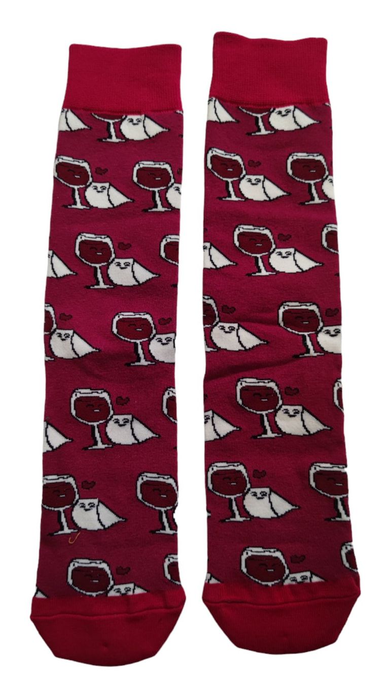 Socken: Socken Wein/Käse/Wine/Chees – Neu und originalverpackt aus Zürich von amysmith