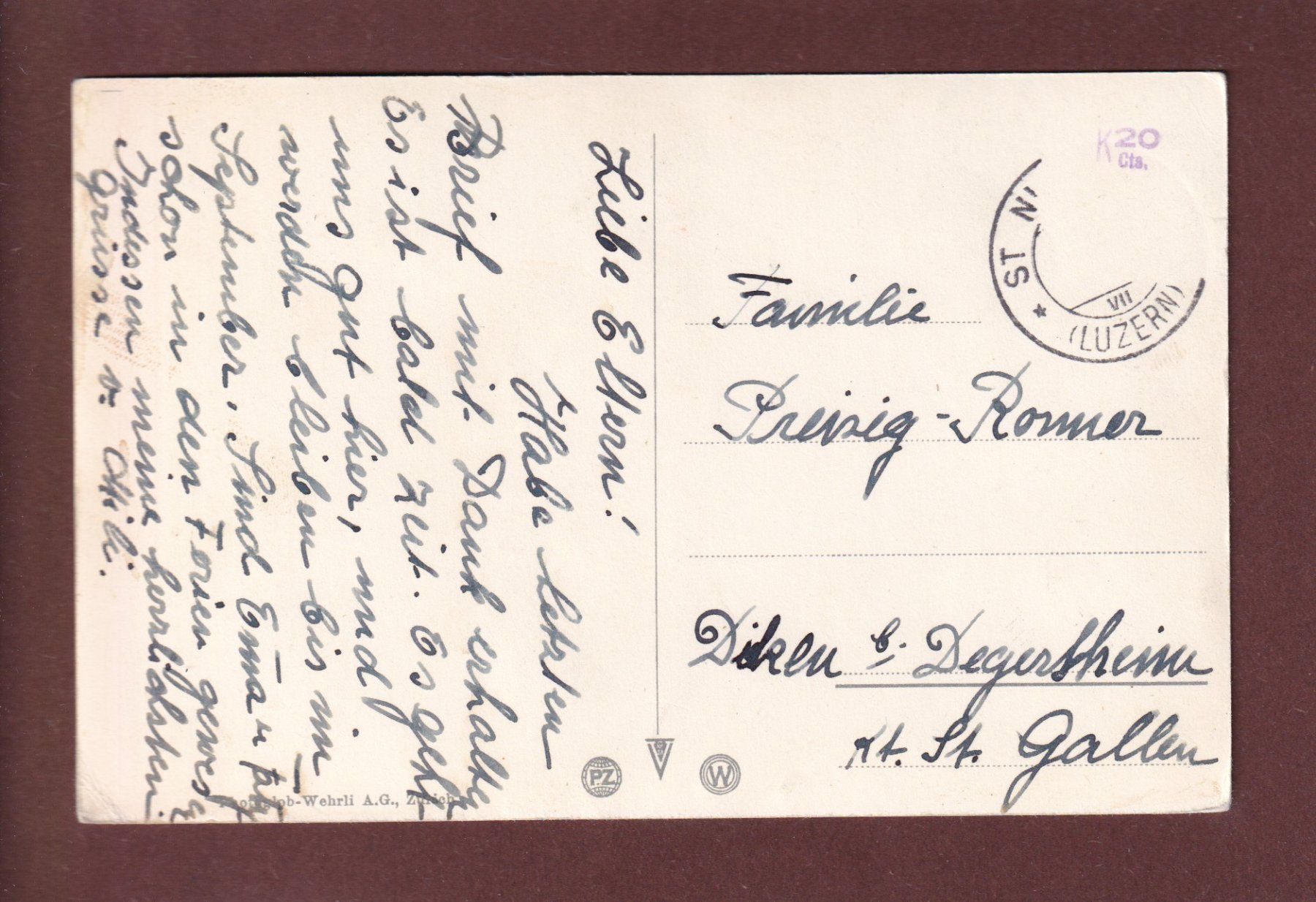 Cartoline postali: LUZERN - Hotel Schweizerhof - Garten – Usato da Pully venduto da nicecards 1