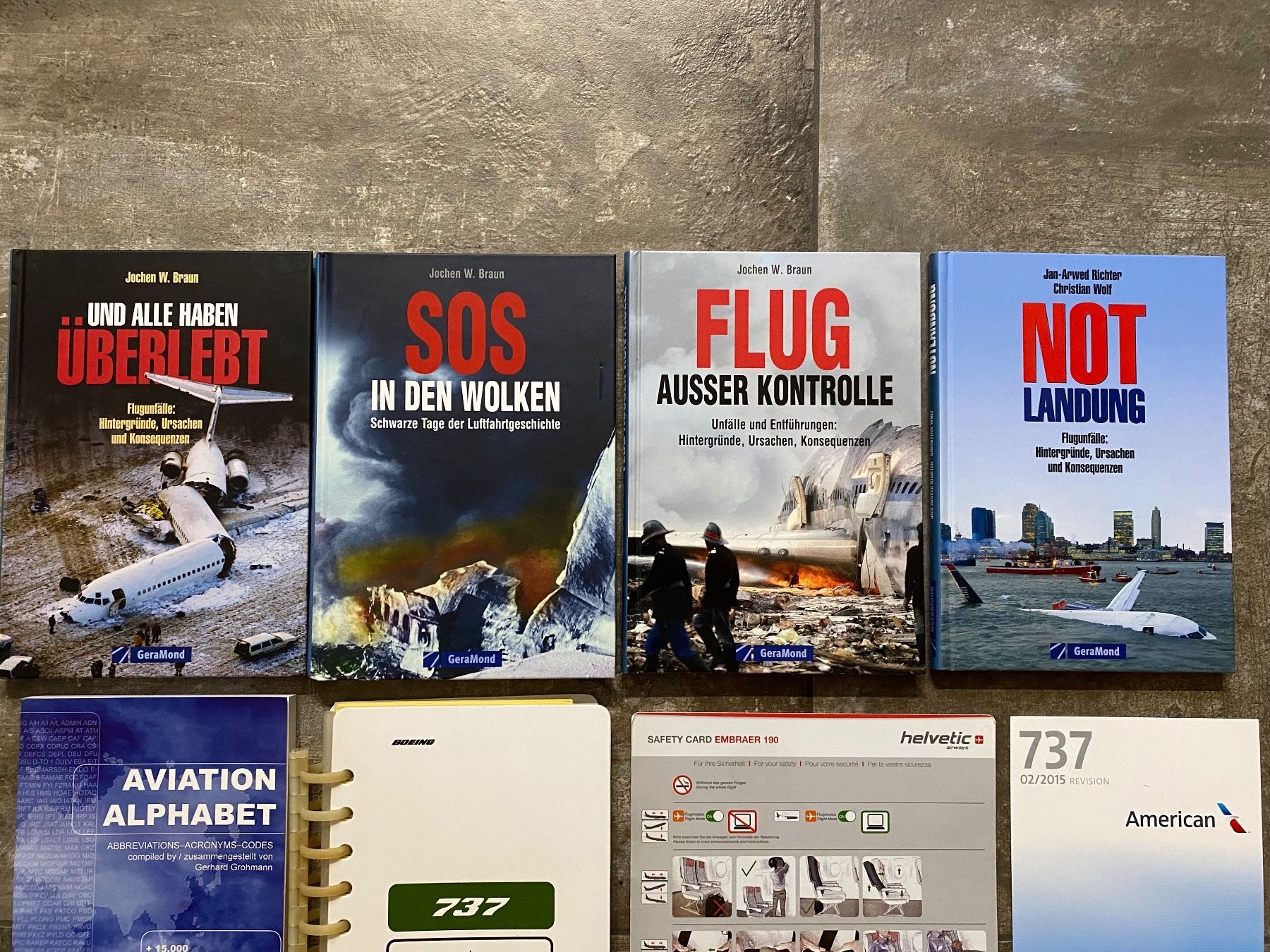 Libri: Aviatik Flugzeug Safetycards Buch – Nuovo (secondo la descrizione) da Möhlin venduto da Devilspunchbowl 1