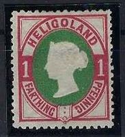 Alt Deutschland 1875 Helgoland 1 Pfenig