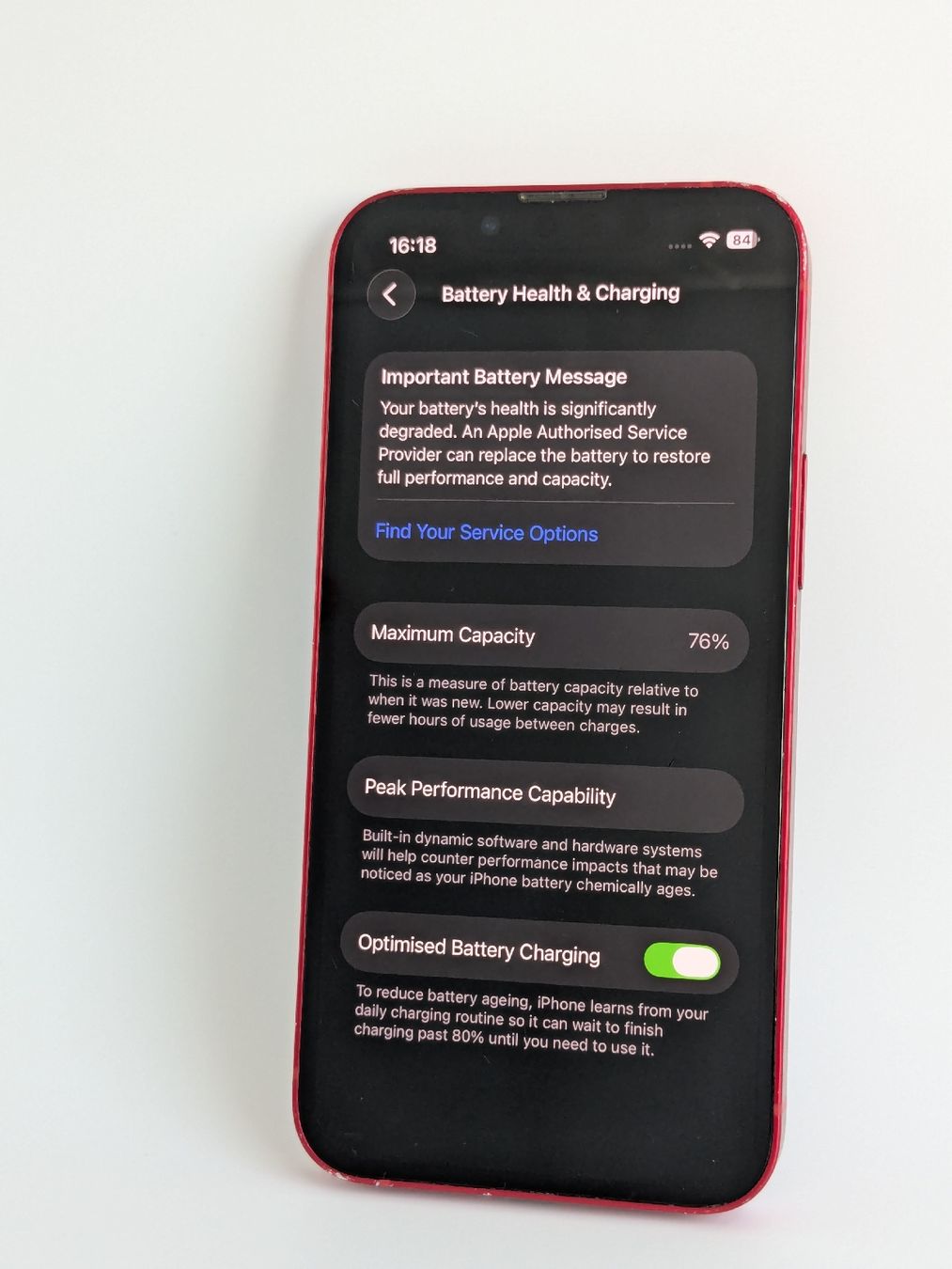 Apple Handys / Smartphones: Apple iPhone 13 mini 256 GB red good condition – Gebraucht aus Grenchen von gabifp 2