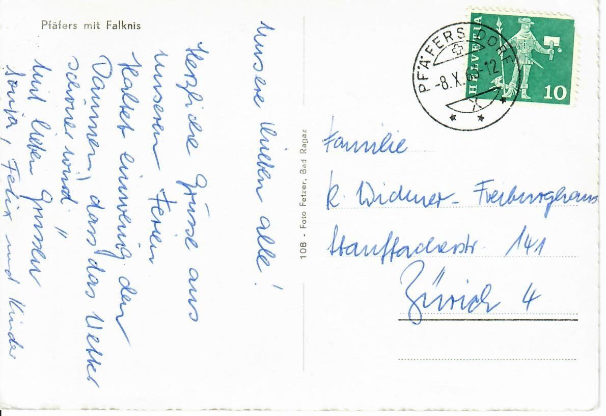 Cartes postales: Pfäfers – D'occasion à Hochdorf par Ziegel-16 1