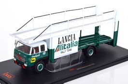 Fiat 673 LKW Autotransporter Lancia Alitalia Racing 1976