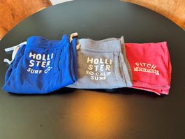 3 Shorts / Jogginghose, 1 A & F, 2 Hollister, Grösse XL