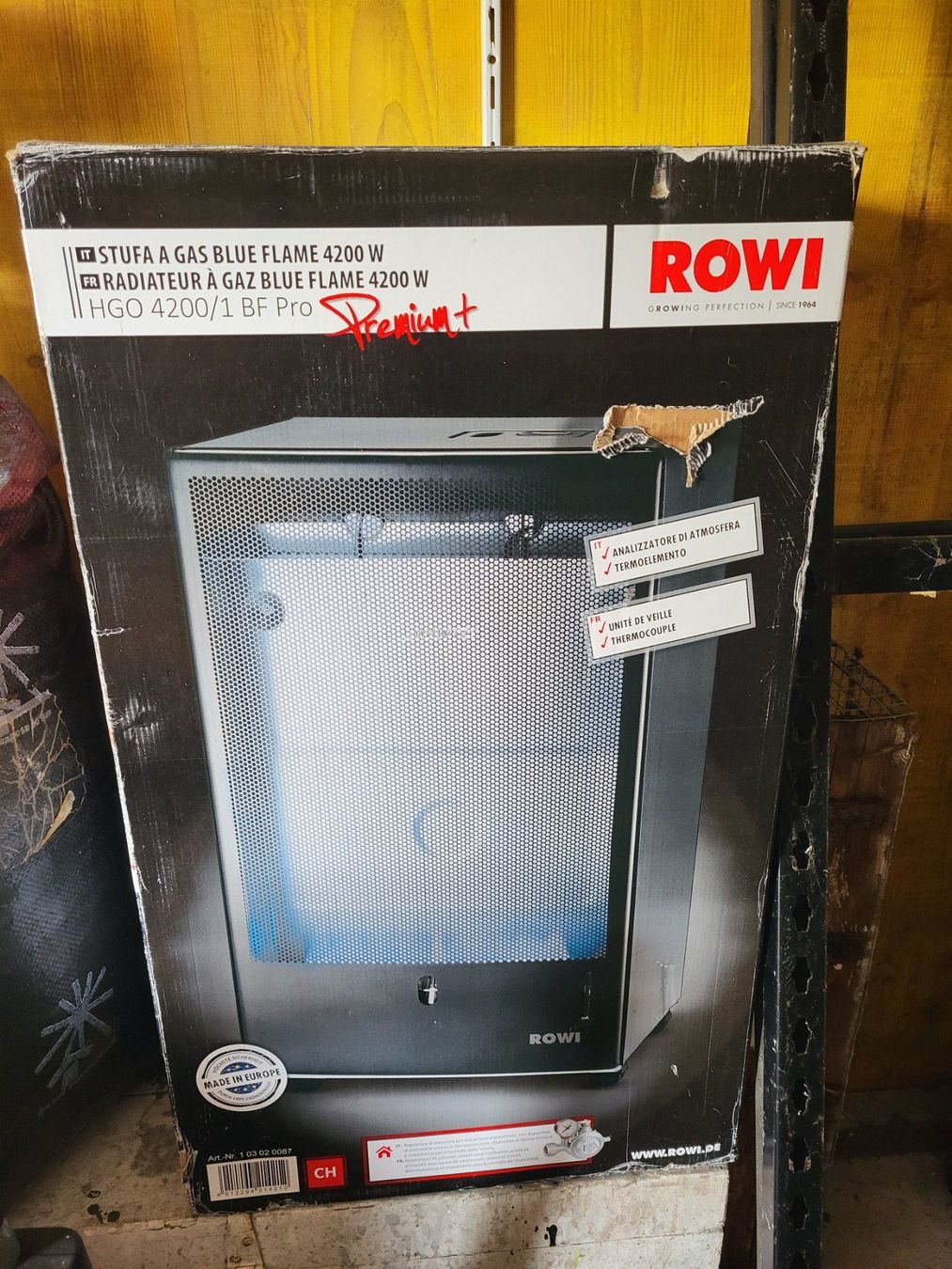 Radiatori: Gas - Heizofen Blue Flame / HGO 4200/2 – Nuovo (secondo la descrizione) da Spreitenbach venduto da martini60hirsch 1