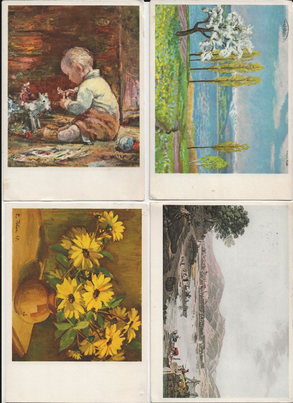 Cartoline postali: 4 x AK 1938/1940 Pro Infirmis Karten – Usato da Greifensee venduto da 315WDO