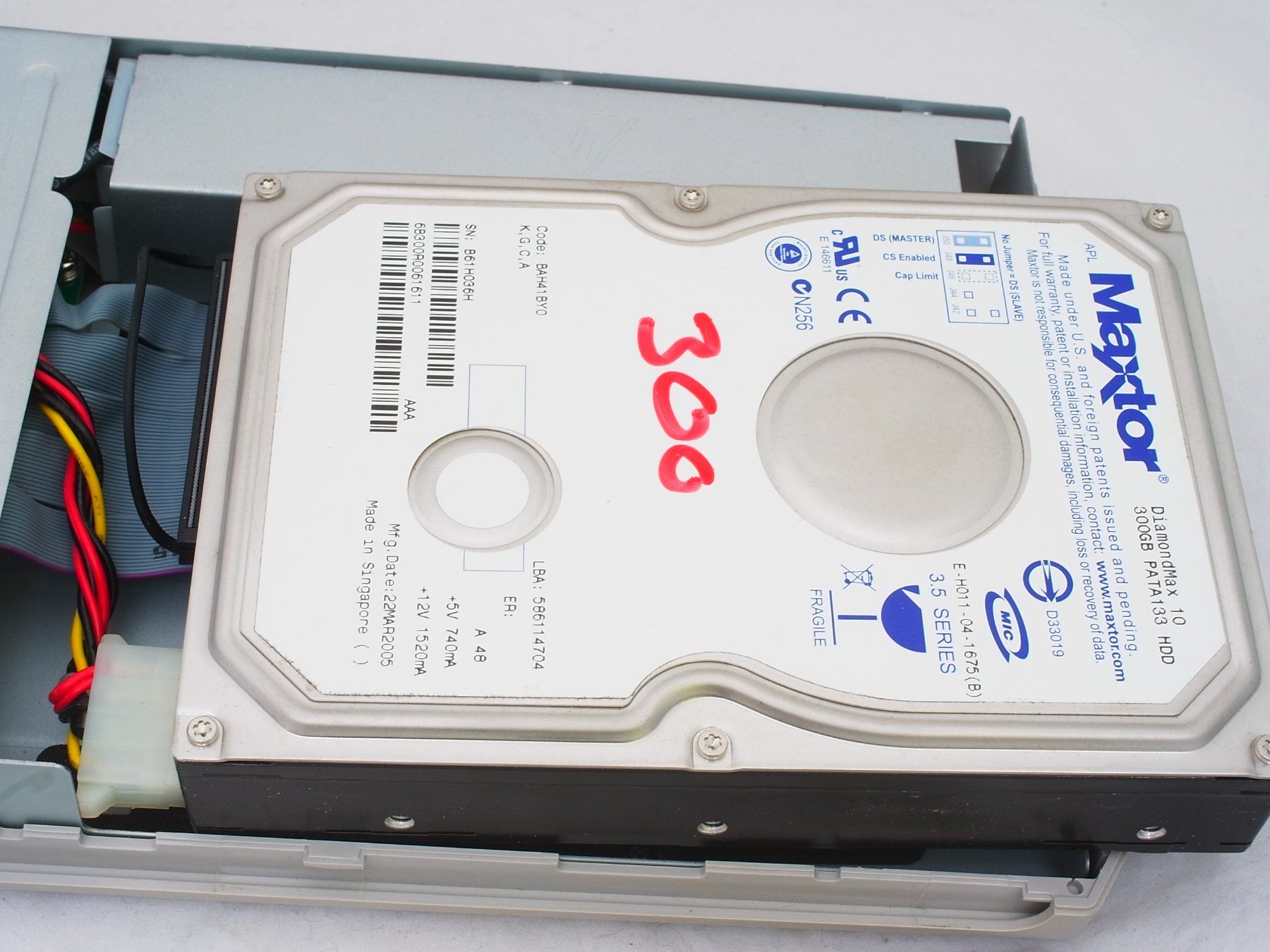 Dischi rigidi: Externe Harddisk Maxtor 300GB #q1 – Usato da Dietikon venduto da Baro4 2