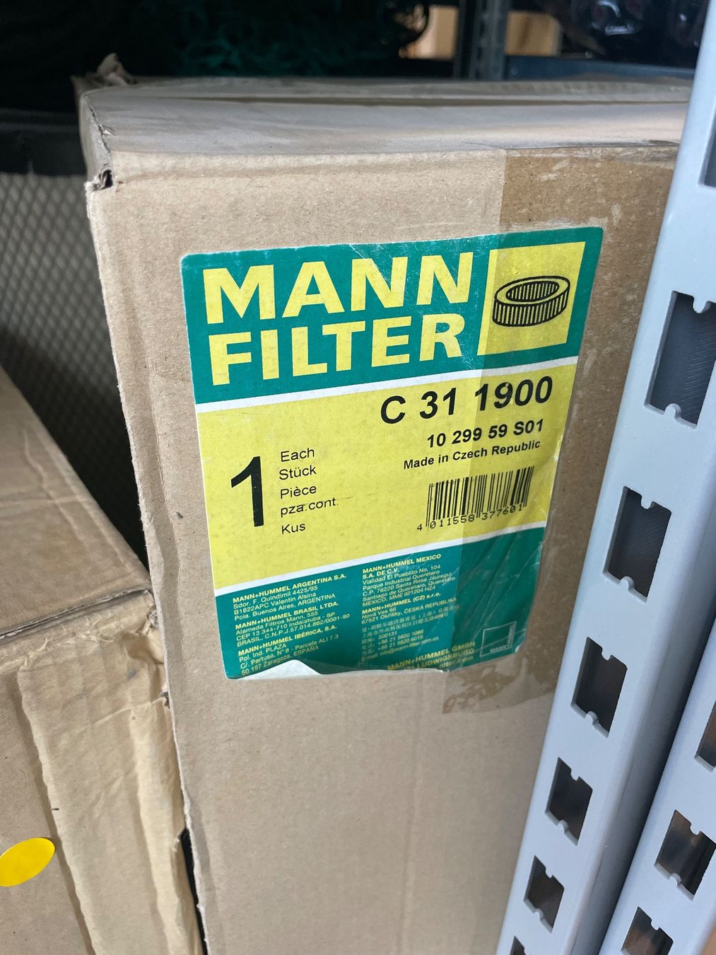 Tutti i ricambio: MANN-FILTER C 31 1900 Filtre à air – Nuovo (secondo la descrizione) da Satigny venduto da SP-Industriel 2