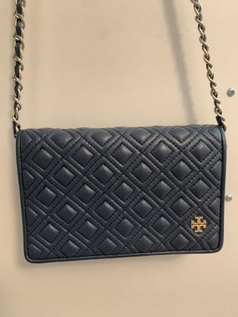 Tory Burch Fleming Quilted Lambskin Shoulder Bag