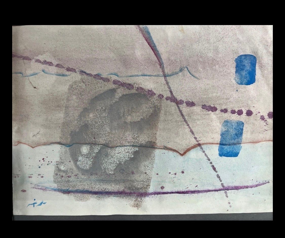 Dipinti: Abstraktes Aquarell – Usato da Moosleerau venduto da MiBan 2