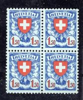 R2502  /  Ecusson 1933-1934 en blocs de 4 neuf XX