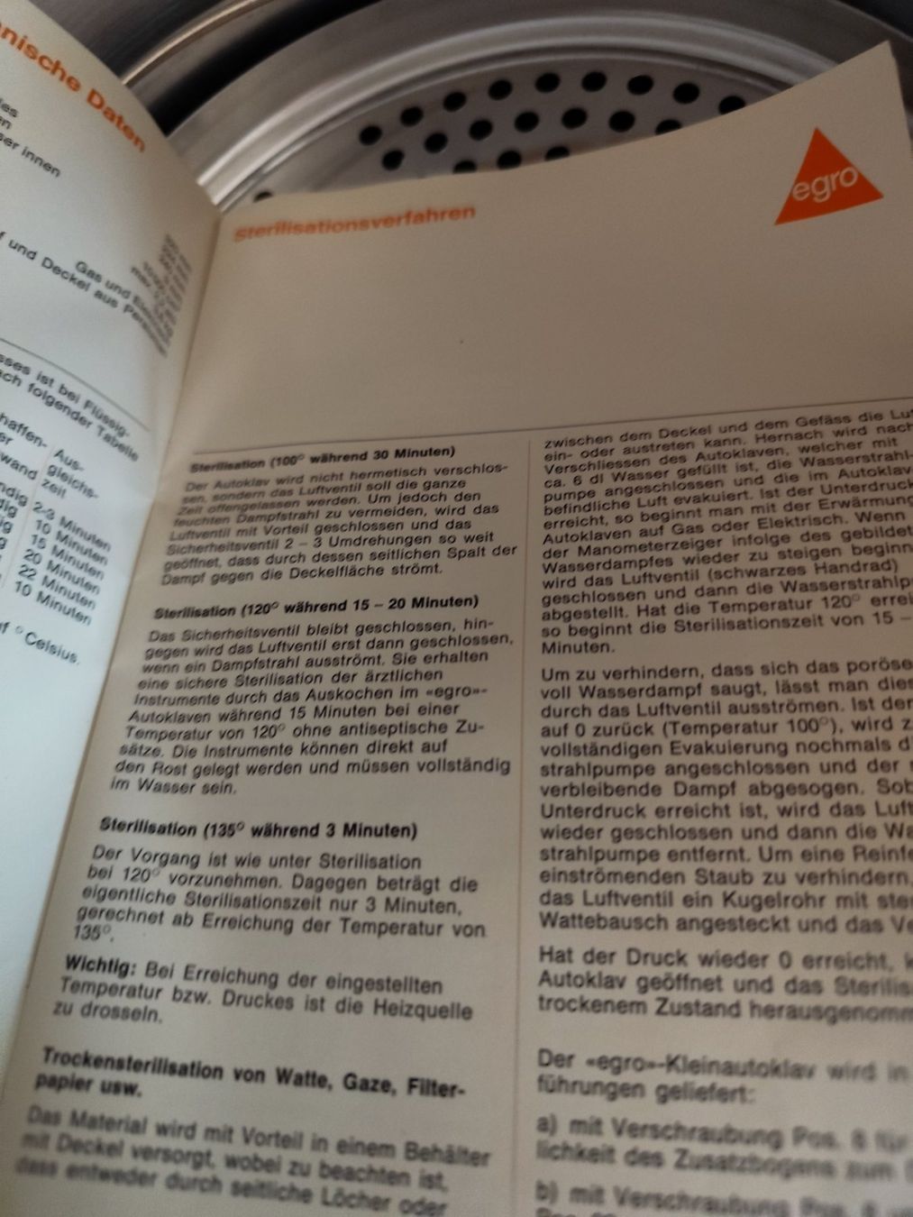 Pasti del neonato: Sterilizzatore Vintage Egro 2283 – Nuovo e nell'imballaggio originale da Bellinzona venduto da nca_zw9w 2