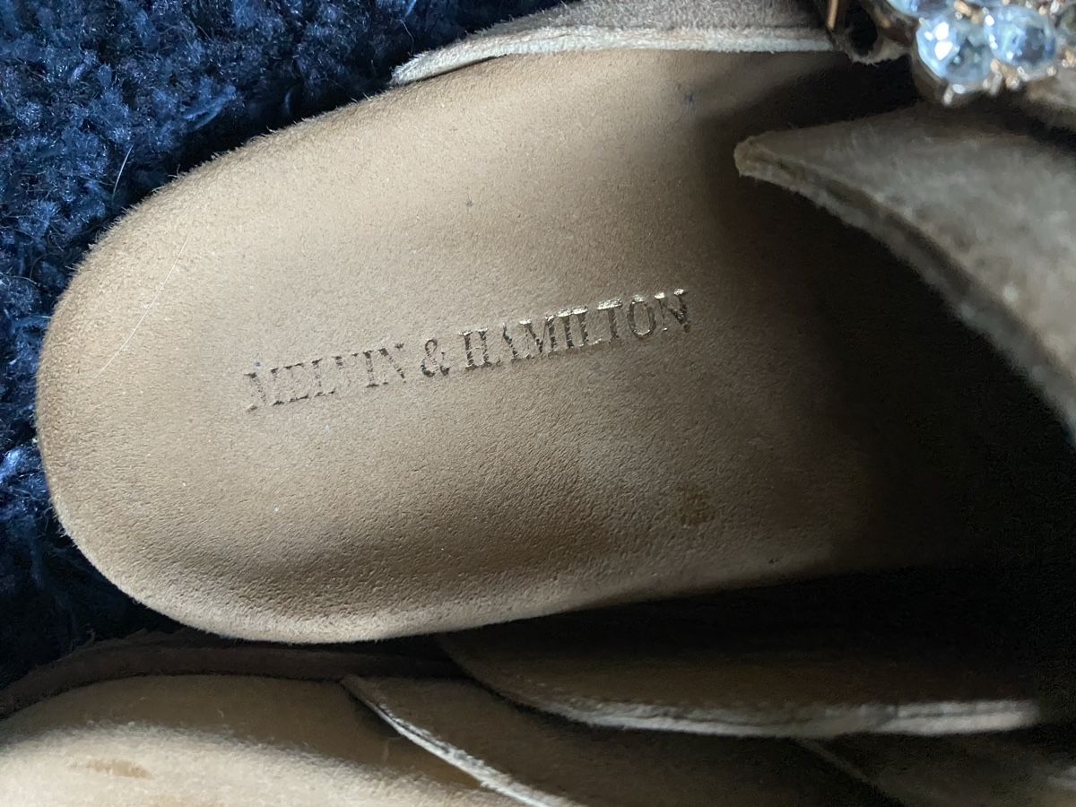 Hamilton Scarpe da donna: Melvin & Hamilton Clogs Grösse 40 mit Schmuckstein-Schnalle  – Usato da Zürich venduto da frgr 2