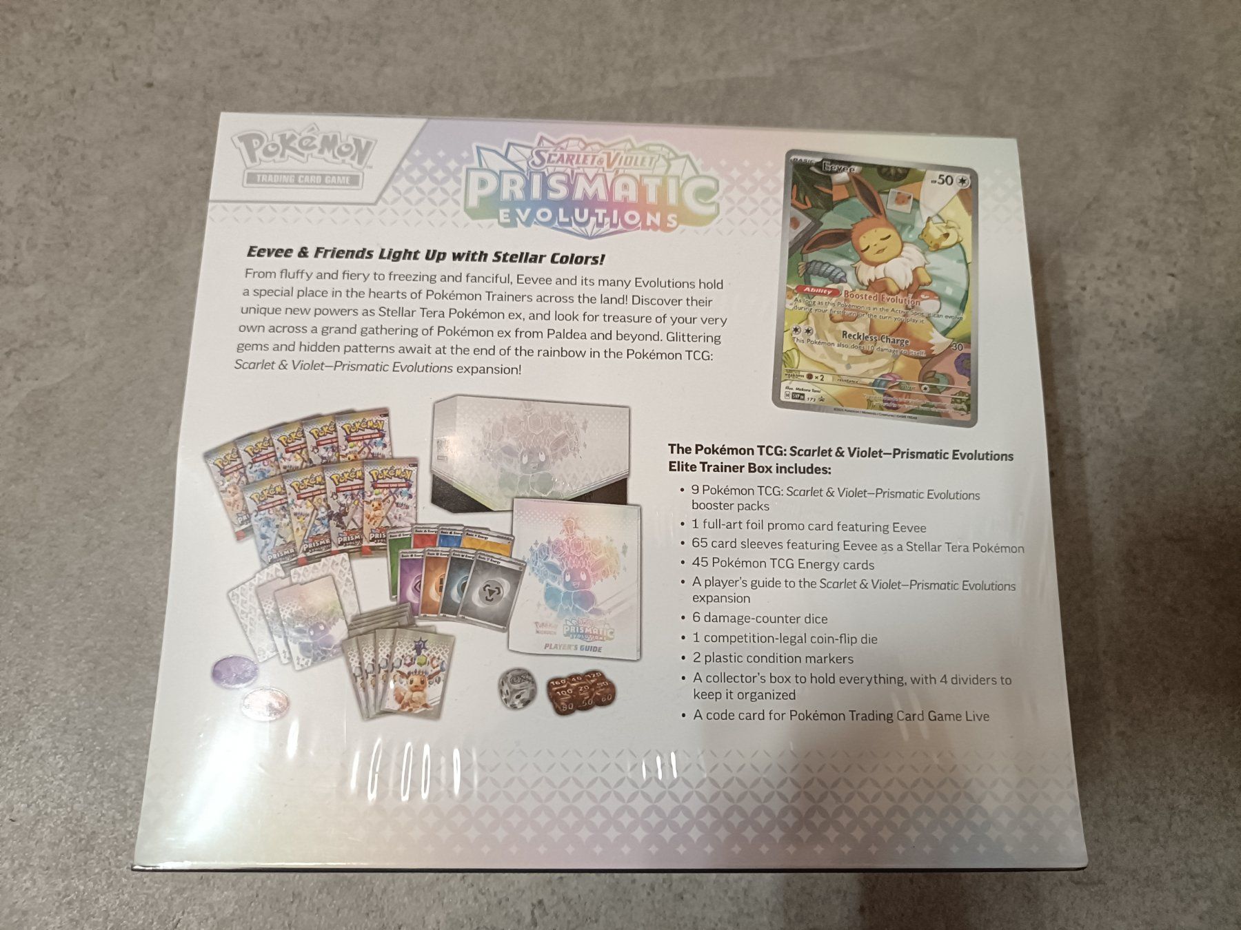 Pokémon Carte collezionabili: Pokémon Prismatic Evolutions Elite Trainer Box (ETB) – Nuovo e nell'imballaggio originale da Lostallo venduto da cha_lx5j 1