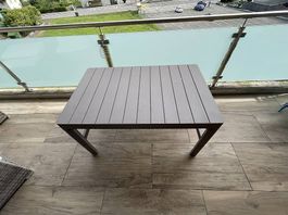 Table de jardin modulable