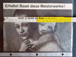 Basel Picasso Bilder Historisches Leporello 1967  Flyer