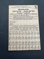 Schweizer Brotkarte, August 1919, Krieg, Original  (M428)