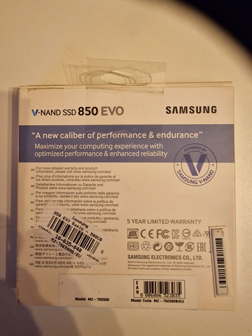 Samsung Dischi rigidi: Samsung Solid State Drive SSD 500 GB gebraucht schwarz – Usato da Reinach AG venduto da Lumpy01 1