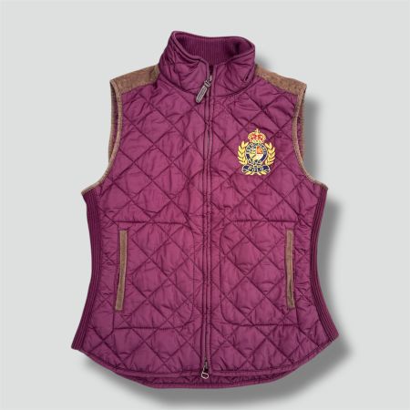Polo Ralph Lauren burgundy women’s vest jacke damen gilet