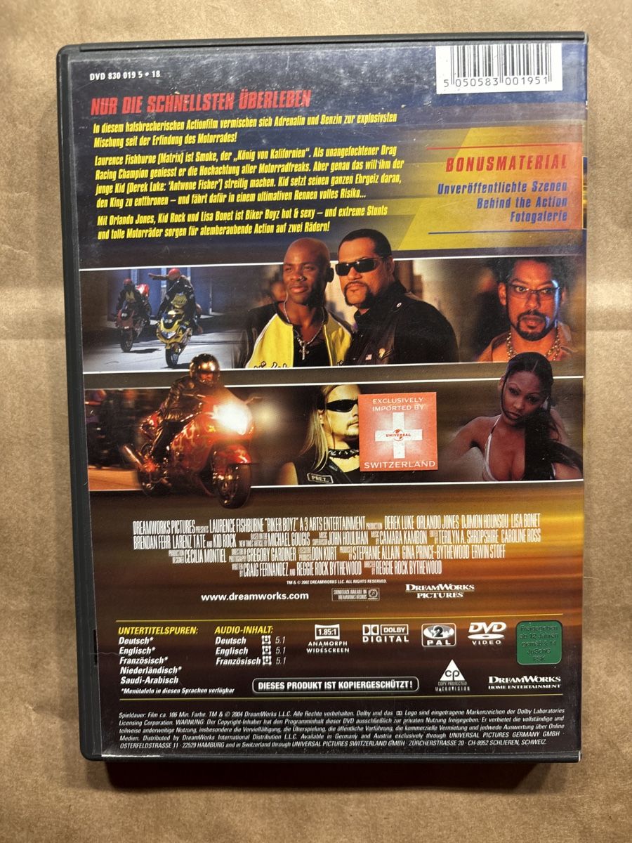 Tutti i DVDs: Biker Boyz (2404) – Usato da Ruswil venduto da Slivio_ 1
