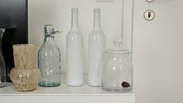 Vasen Glas und Keramik
