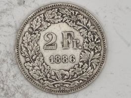 2 FR 1886 Seltene Erhaltung
