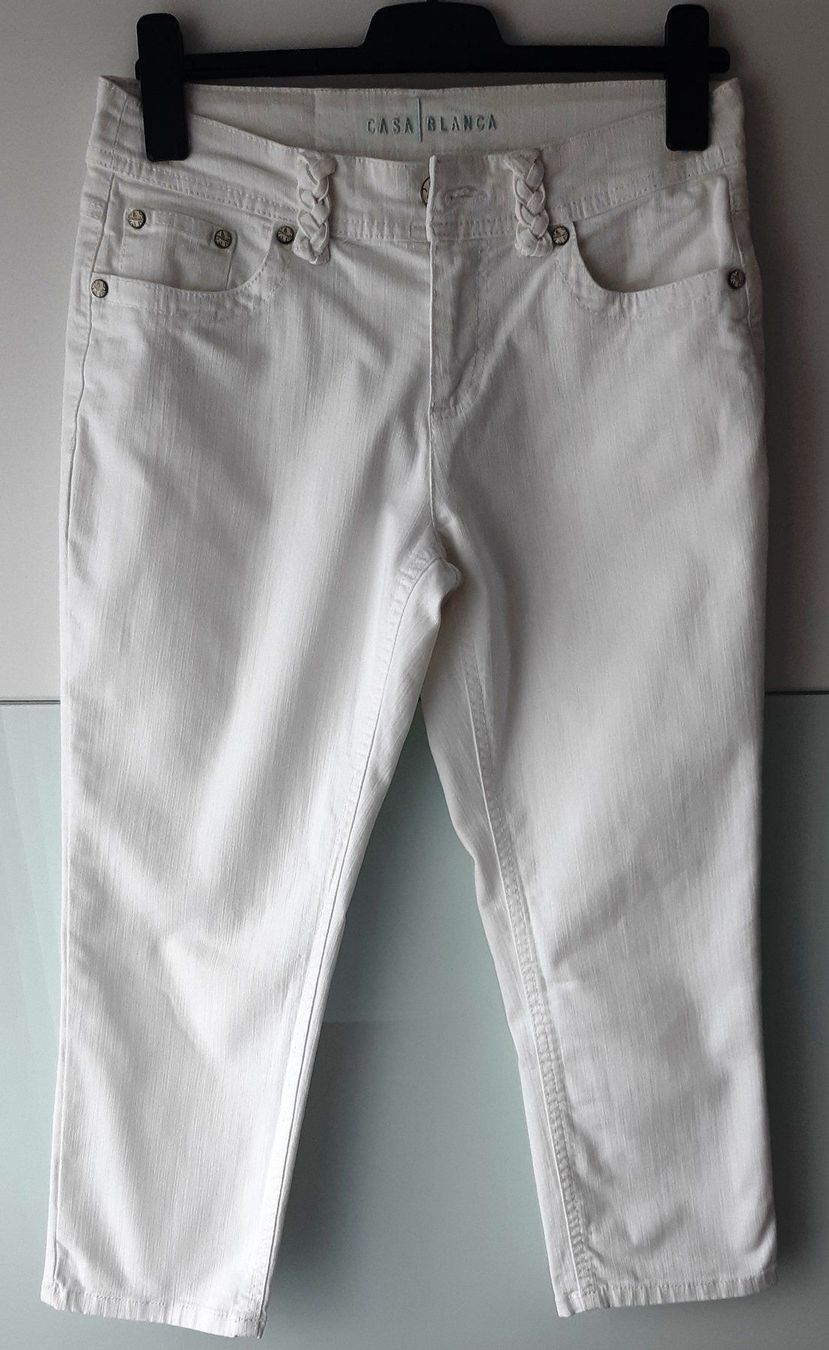 Jeans: Weisse 7/8-Hose Damen Gr. 36 – Usato da Feuerthalen venduto da kigo87