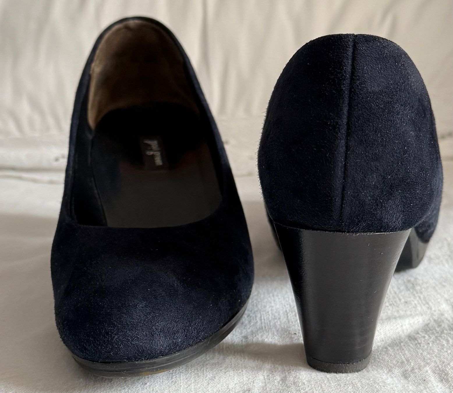 Paul Green Scarpe da donna: Paul Green Echtleder Pumps, Gr. 37, Dunkelblau – Usato da Saanen venduto da aom01 1