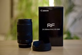 Canon RF 24-240mm F4-6.3 + OVP + Zubehör