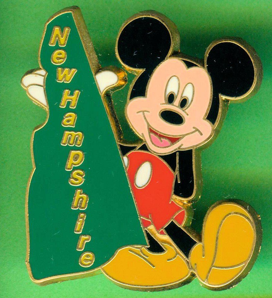 Disney Placchette & Badge: DISNEY  Mickey Maus  NEW HAMPSHIRE – Usato da Winterthur venduto da Sammleroase