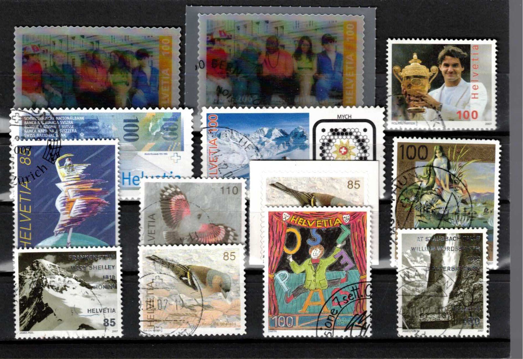 Tutti i francobolli: 2007 Lot "Werbemarken", gestempelt – Usato da Blumenstein venduto da minos02