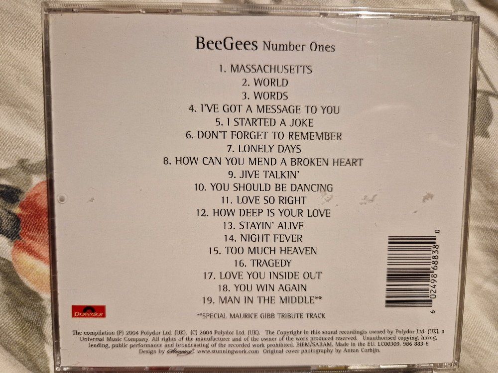 CD: Bee Gees – Number Ones - a – Nuovo (secondo la descrizione) da Brittnau venduto da Zibu 1