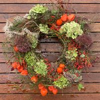 Handgemachter Naturkranz - rund 40 cm - 100 % Handarbeit