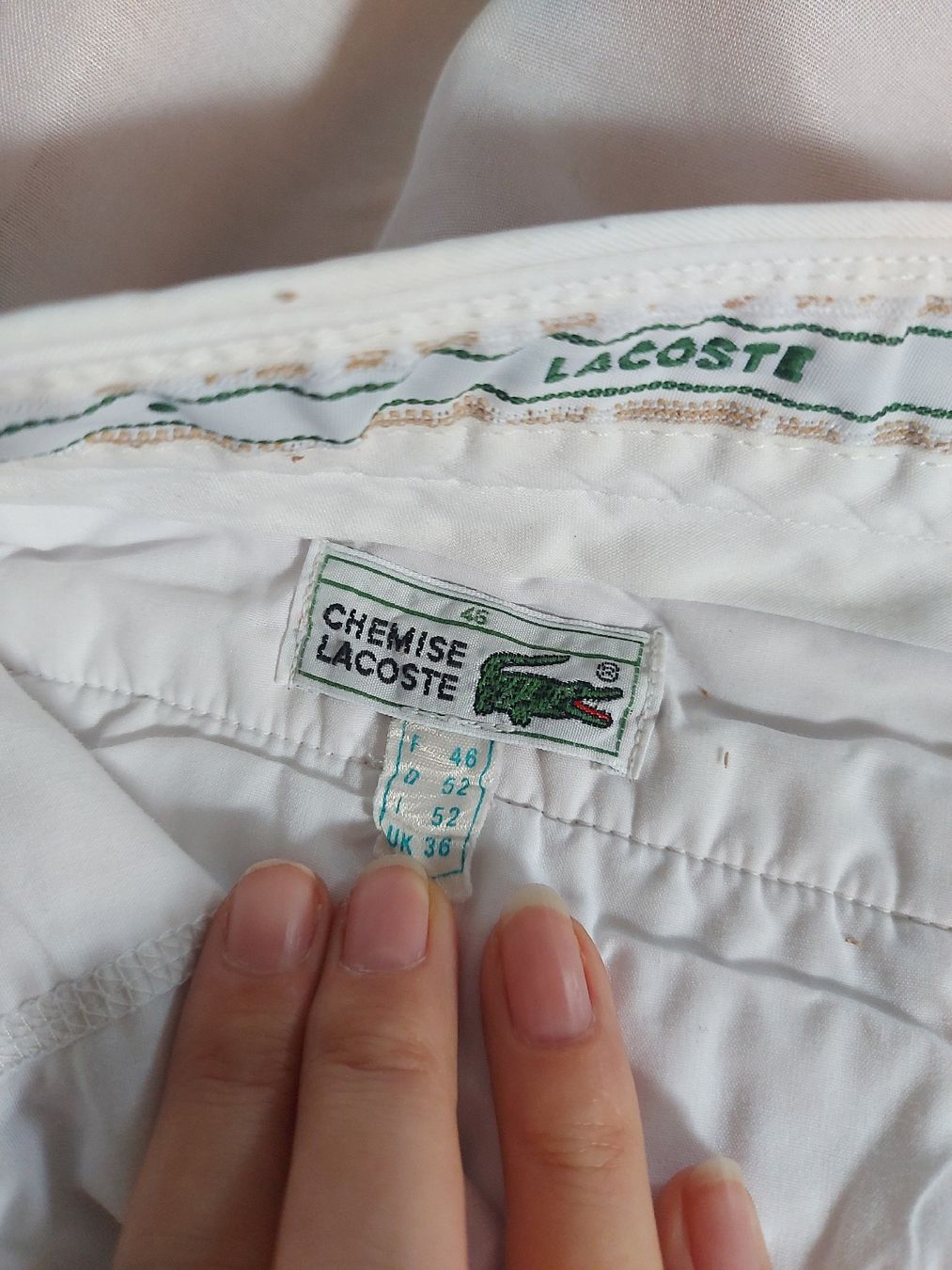 Lacoste Pantaloni: Short vintage Lacoste - Taille L – Usato da Lausanne venduto da Super-cerise 7