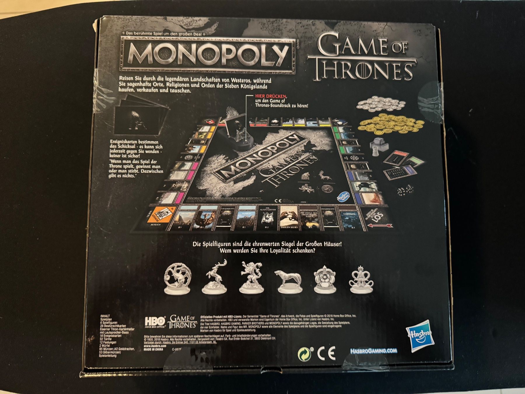 Hasbro Spiele: Game of Thrones - Monopoly – Neu und originalverpackt aus Mellingen von Matabooth 1