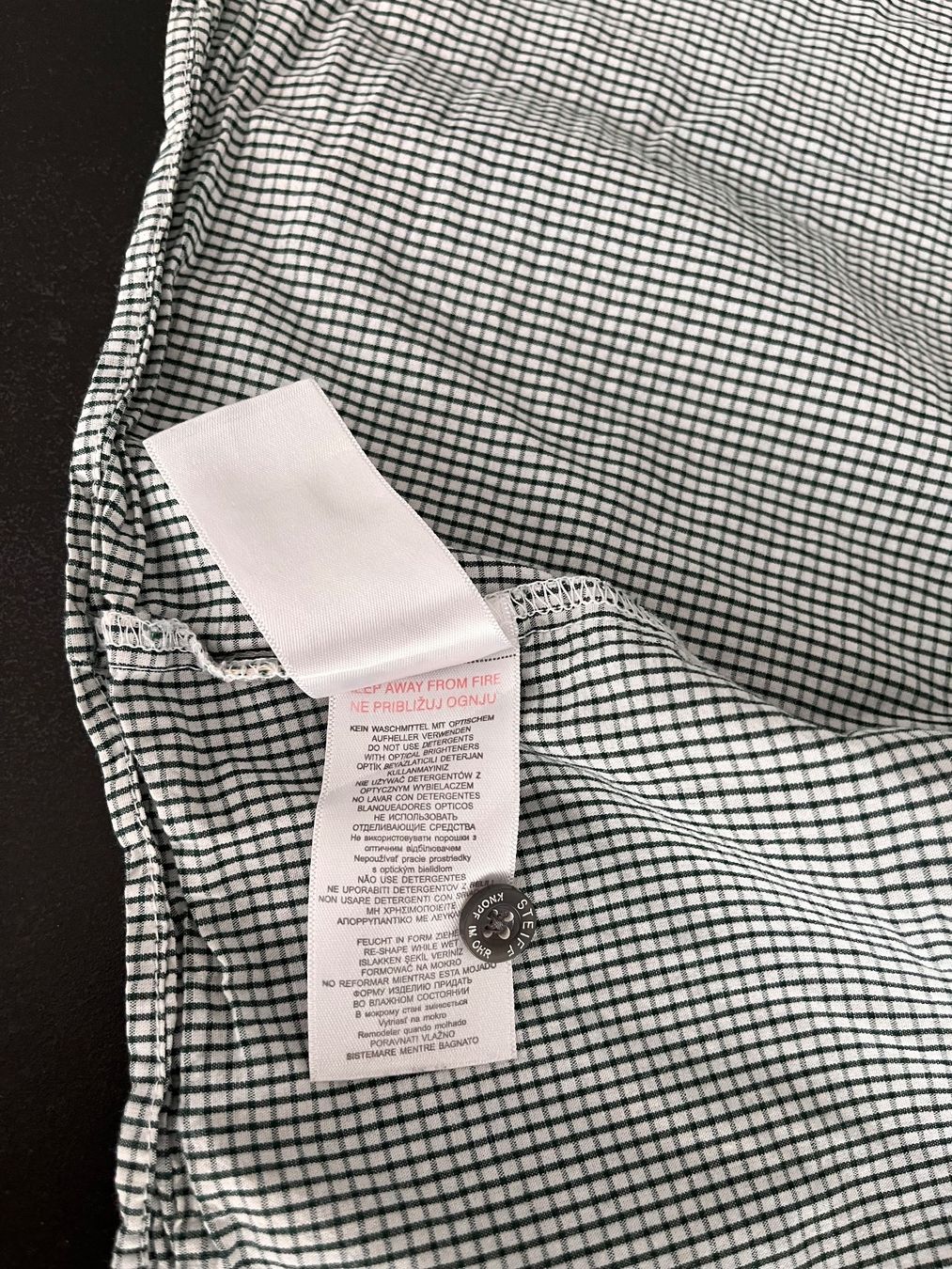 Steiff Camicie, Top & T-shirt: Steiff Hemd Gr. 80 grün-weiss kariert – Nuovo e nell'imballaggio originale da Wohlen AG venduto da kissne4 4