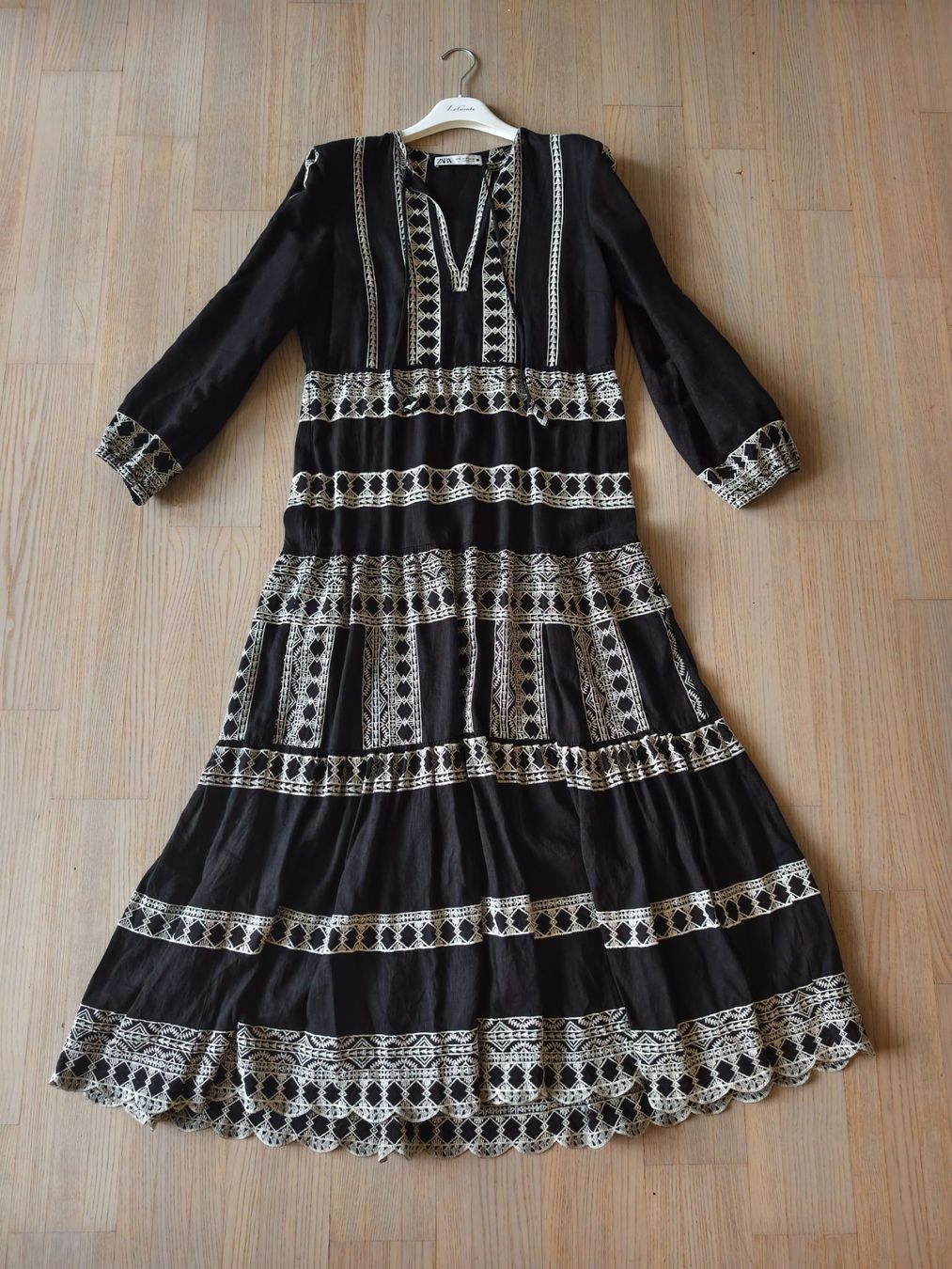 Zara Vestiti: Zara Kleid Leinen Viscosa Gr. S – Usato da Berg TG venduto da Persefona