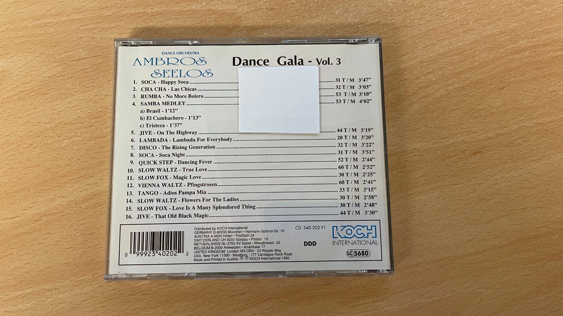 CDs: Dance Gala Vol. 3 - ok – Gebraucht aus Glattfelden von cybermaxx 1