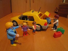 Playmobil  -  Taxifahrer mit Gäste