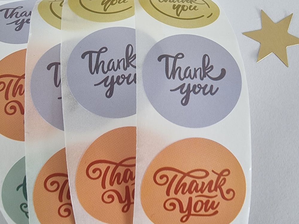 40 Stickers Kleber 《 Thank you 》 | Kaufen auf Ricardo