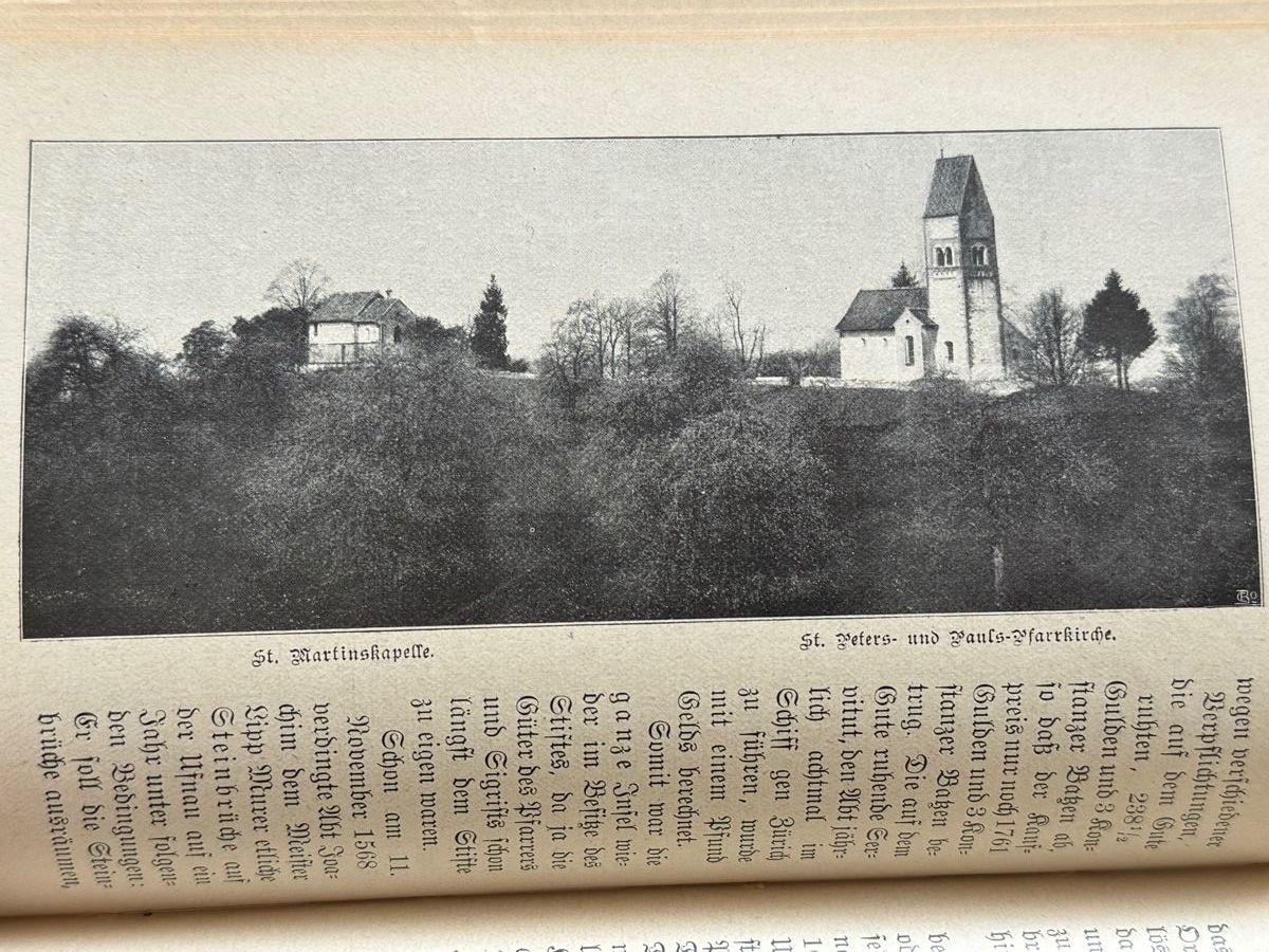 Libri: Geschichte der Insel Ufnau. ca 1910 – Usato da Adliswil venduto da buch_und_kunst 3