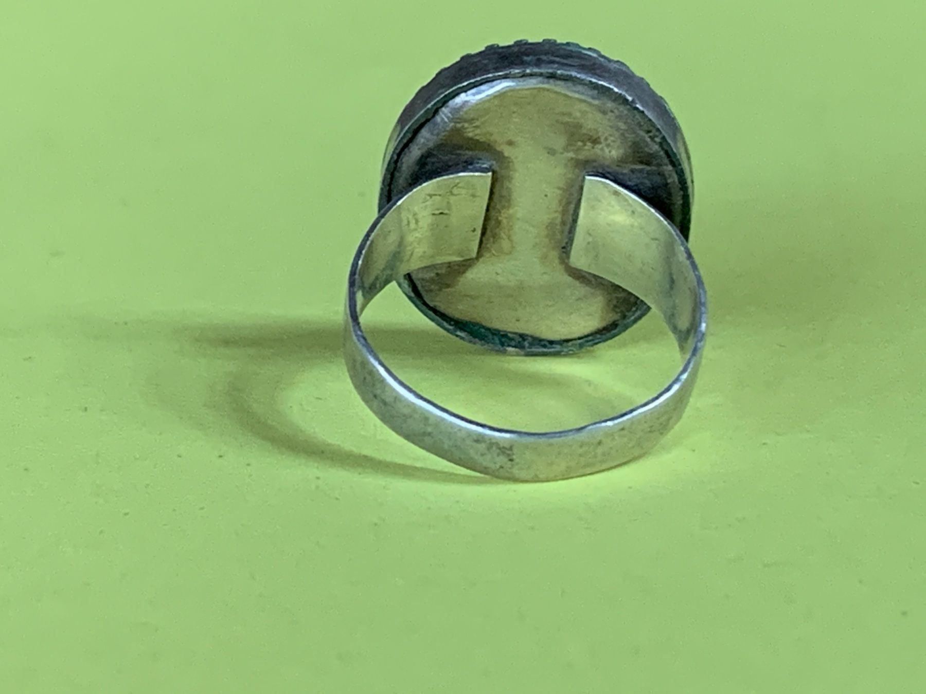Ringe: Indischer JASPIS-silberring Gr.61/19mm – Gebraucht aus Dittingen von Bellevista 6