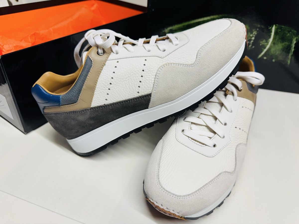 Scarpe da uomo: Baskets MAGNANNI blanches élégantes pointure 40 – Nuovo e nell'imballaggio originale da Brügg BE venduto da Goob