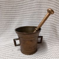 Messing Mörser antik