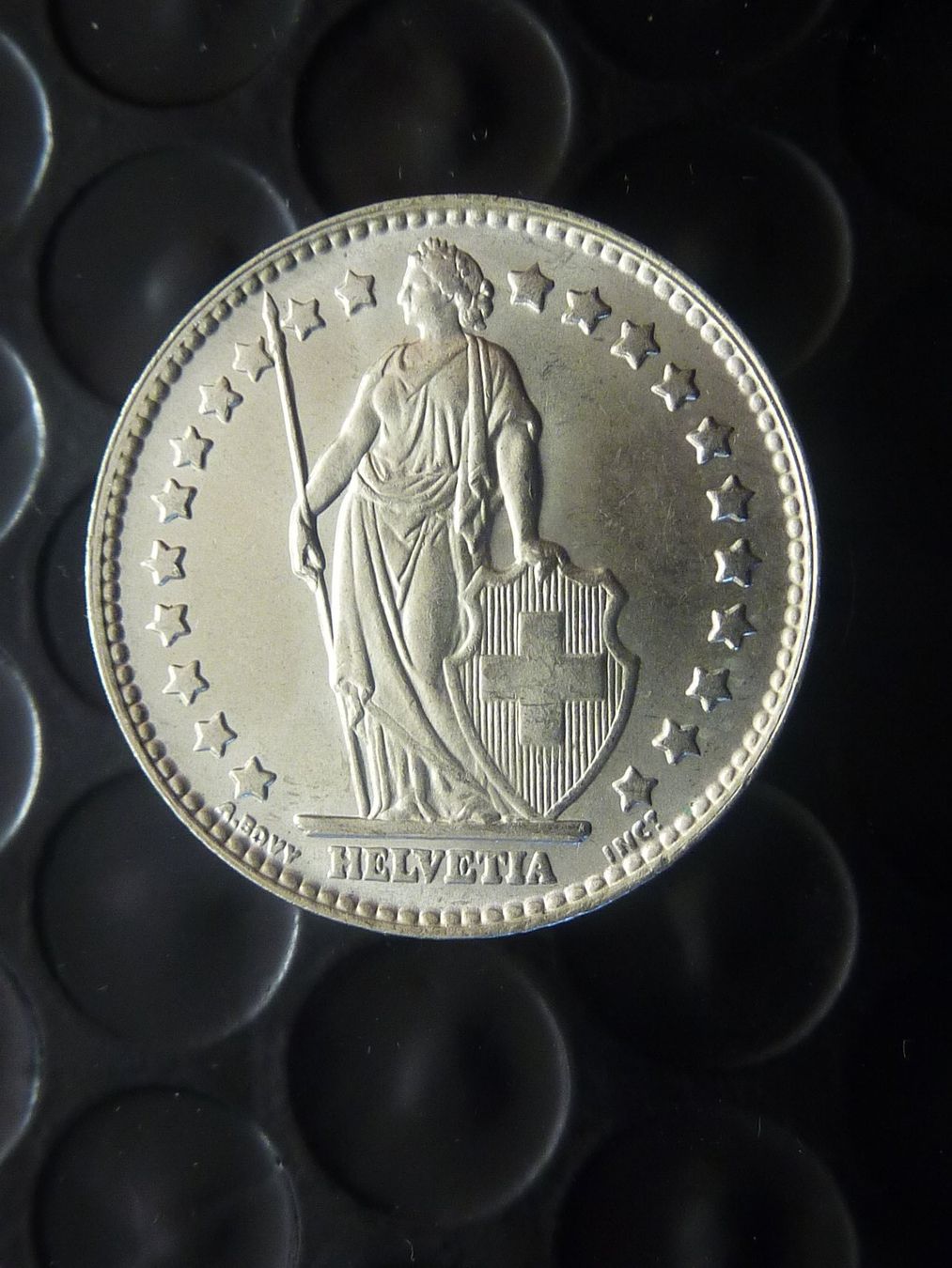 Tutti le monete: Silber 1 Fr.  1964  unz. stgl. – Nuovo (secondo la descrizione) da Seon venduto da aee_7gpz 1