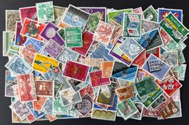 Briefmarken Schweiz (200 Stück), Top Qualität