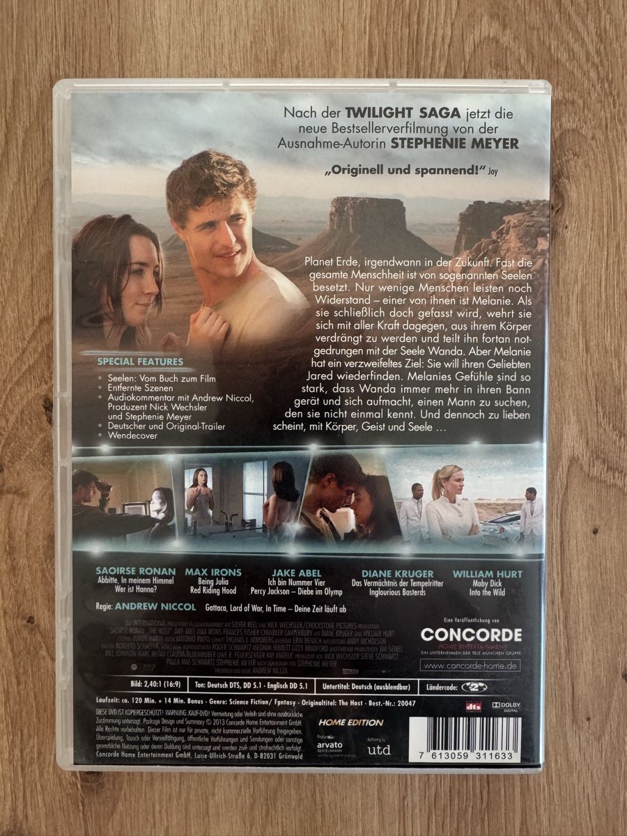 Alle DVDs: The Host Seelen DVD – Gebraucht aus Bütschwil von kim0410 1