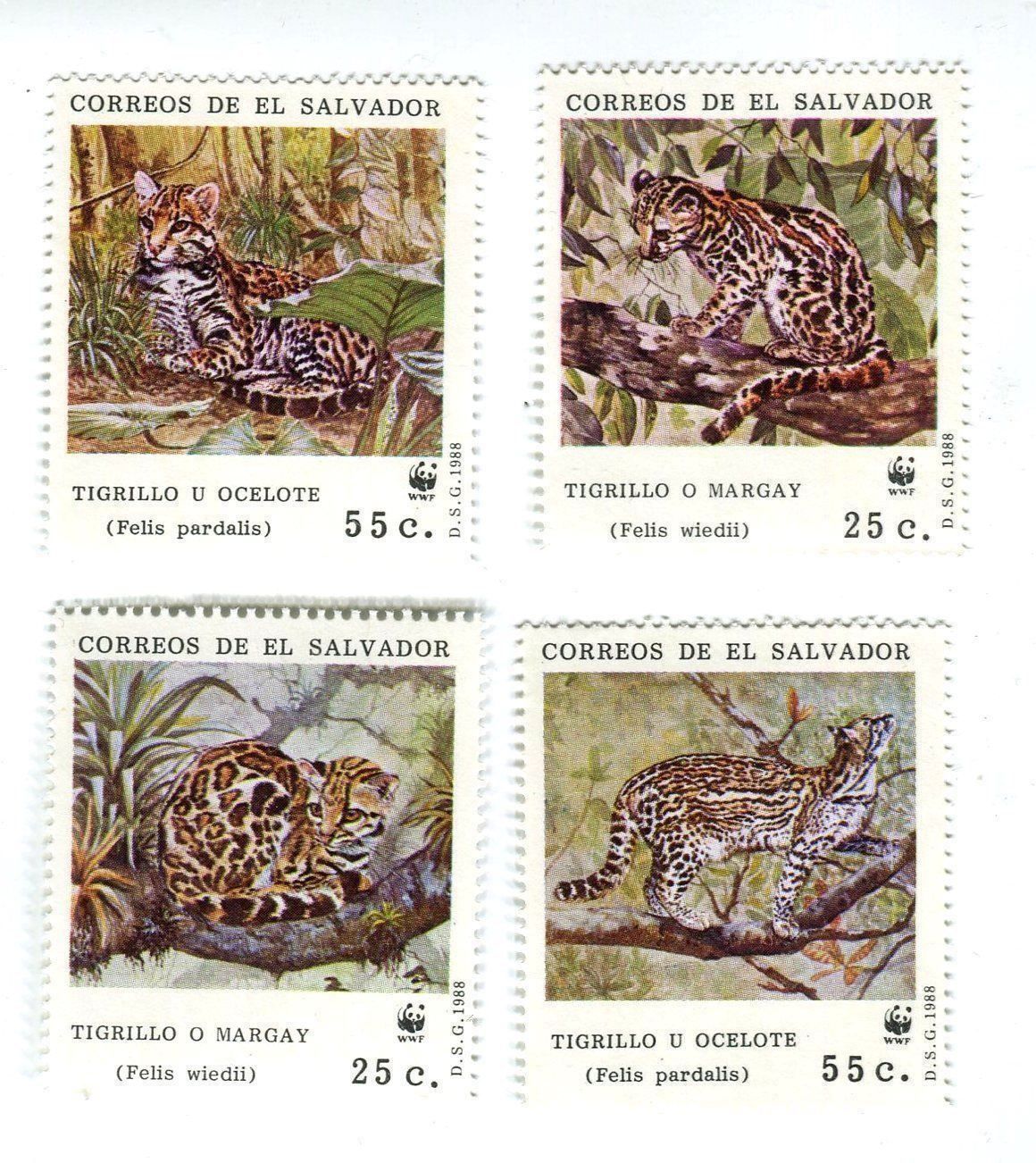 Tutti i francobolli: Briefmarken "Ozelot". El Salvador. – Nuovo e nell'imballaggio originale da Basel venduto da Butsch5