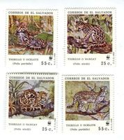Briefmarken "Ozelot". El Salvador.